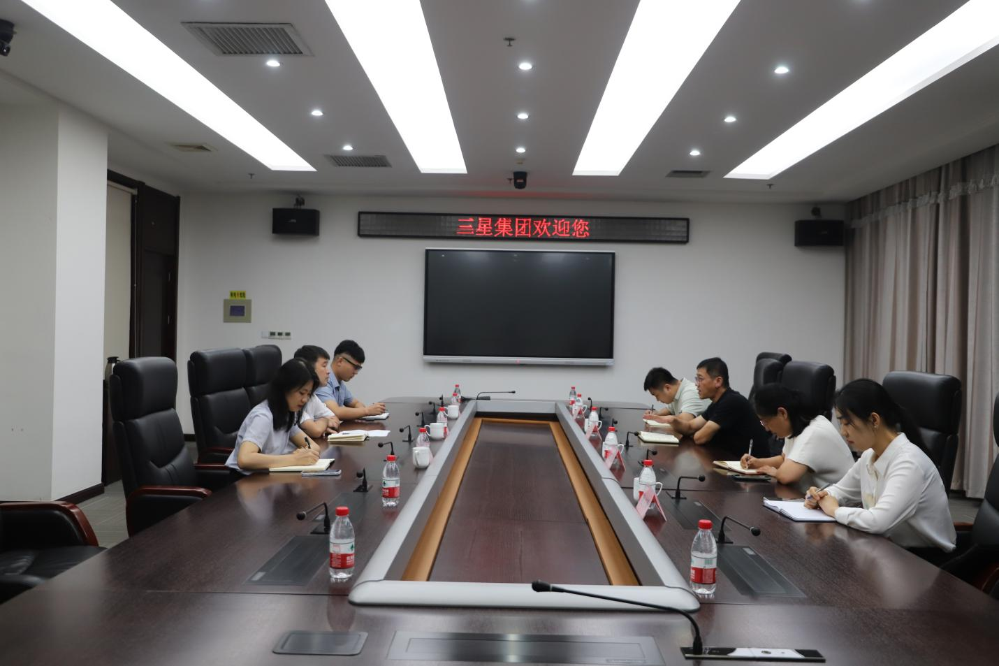 鄒平市委組織部、市人社局調(diào)研工作組來山東三星集團開展用工需求專題調(diào)研